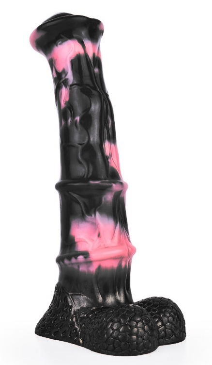 Gode Animal Ponulf 22 x 5.5cm Noir-Rose