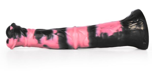Gode Animal Ragulf 26 x 5.5cm Noir-Rose – Image 4