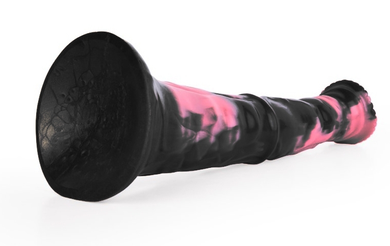 Gode Animal Ragulf 26 x 5.5cm Noir-Rose – Image 5