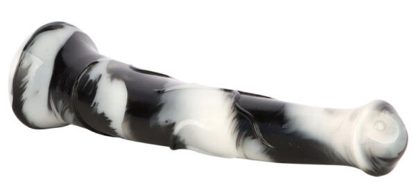 Gode Big Horse 38 x 6.5cm Noir et Blanc – Image 4