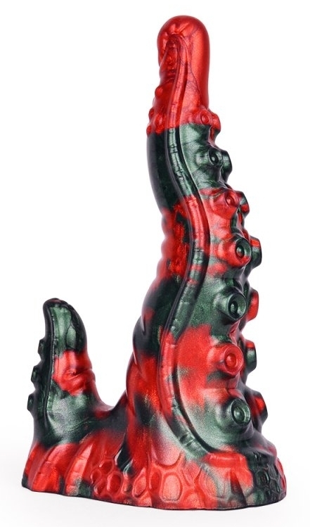 Gode Bukolix 16 x 5cm Noir et Rouge – Image 4