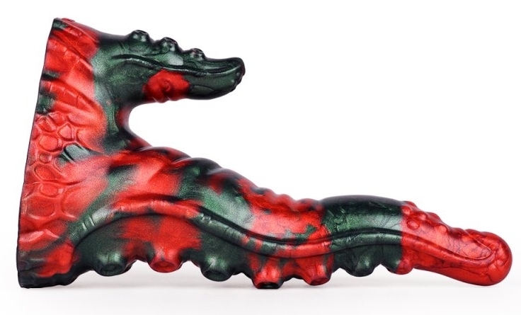 Gode Bukolix 16 x 5cm Noir et Rouge – Image 6