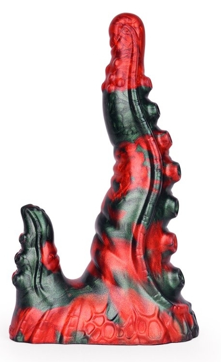 Gode Bukolix 16 x 5cm Noir et Rouge
