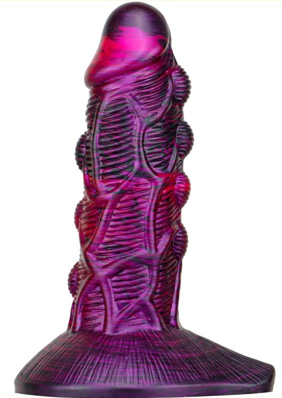 Gode Bulstrix 15 x 5.5cm Violet-Noir