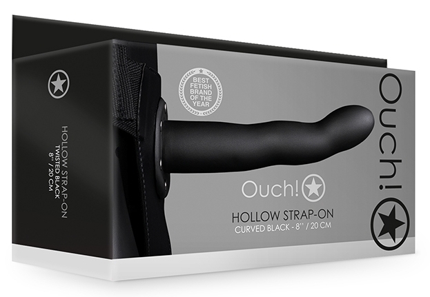 Gode ceinture creux Hollow Strap Curved 20 x 4cm – Image 2