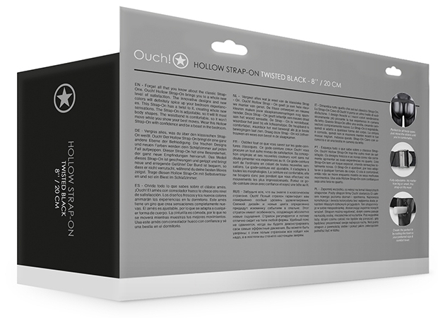 Gode ceinture creux Hollow Strap Curved 20 x 4cm – Image 3