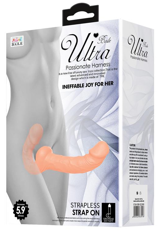 Gode ceinture sans harnais Ultra Passion 14 x 3.3cm – Image 2