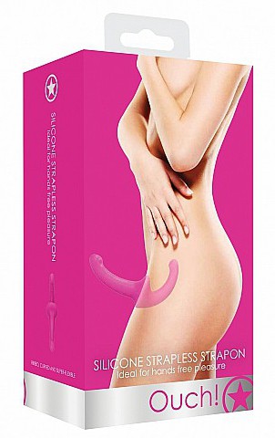 Gode ceinture Strapless Strap-on – Rose – Image 2