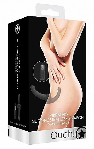 Gode Ceinture Vibrant Strapless Strap-on - Noir – Image 2