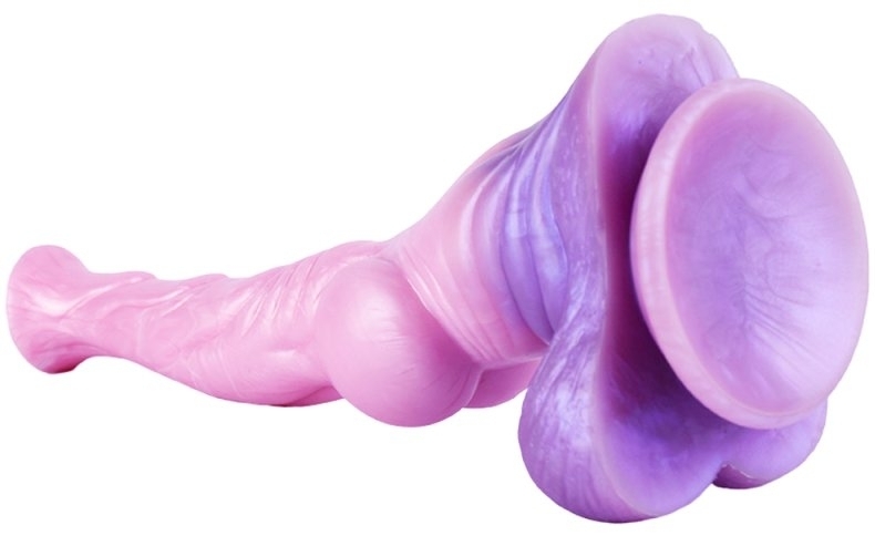 Gode Pinky Stallion 23 x 6cm Rose-Violet – Image 2