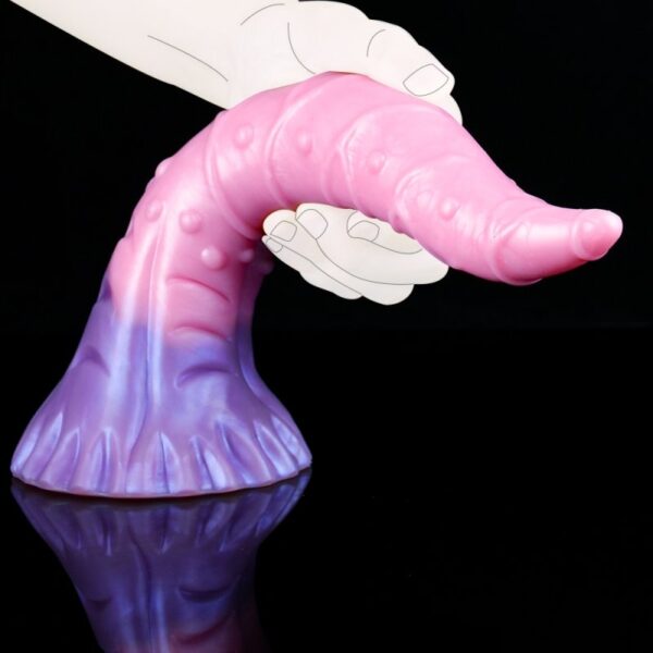 Gode Pinky Tongue 25 x 5.5cm Rose-Violet – Image 9