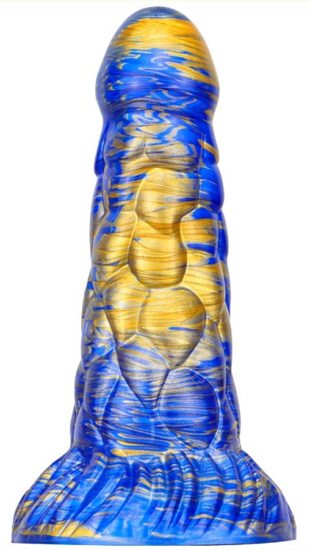 Gode Cyrix 15.5 x 6cm Bleu-Doré – Image 2
