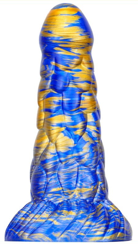 Gode Cyrix 15.5 x 6cm Bleu-Doré – Image 3