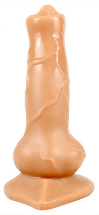 Gode Dog Cock 12 x 4cm Flesh – Image 2