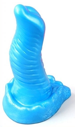 Gode Dolphin 18 x 5cm Bleu – Image 2