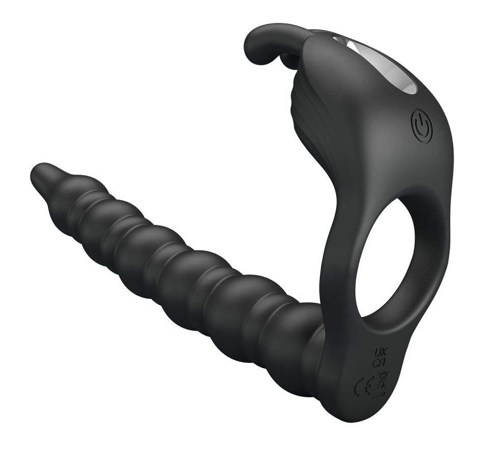 Gode Double pénétration Vibrant Blackney 14 x 2.2cm – Image 4