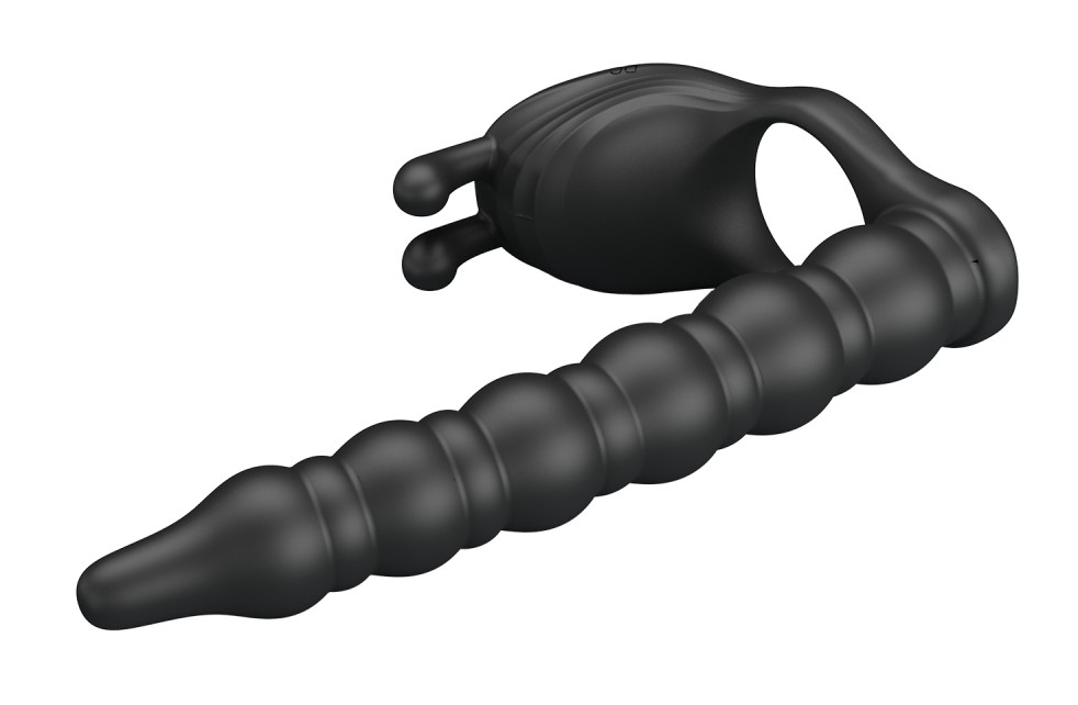 Gode Double pénétration Vibrant Blackney 14 x 2.2cm – Image 5