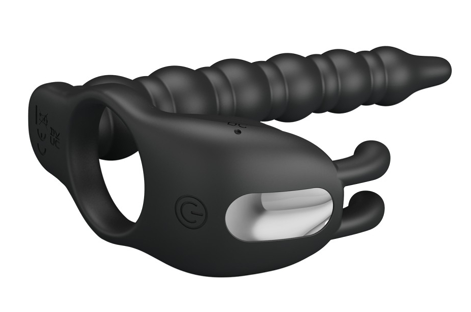 Gode Double pénétration Vibrant Blackney 14 x 2.2cm – Image 6