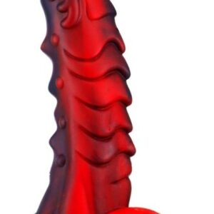 Gode Dragon Sarkan 19 x 4.5cm Noir-Rouge