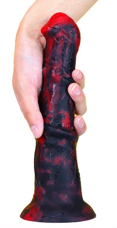 Gode Dragon Zirg 22 x 5cm Noir-Rouge – Image 2