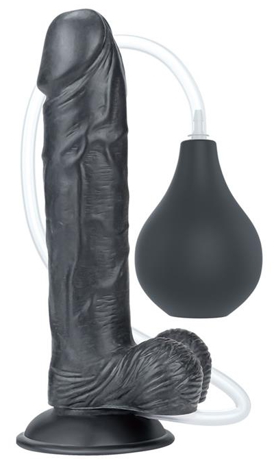 Gode éjaculateur Squirt 18 x 4.5cm Noir