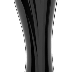 Gode en verre Dazzling Crystal 1 - 18 x 3.6cm Noir