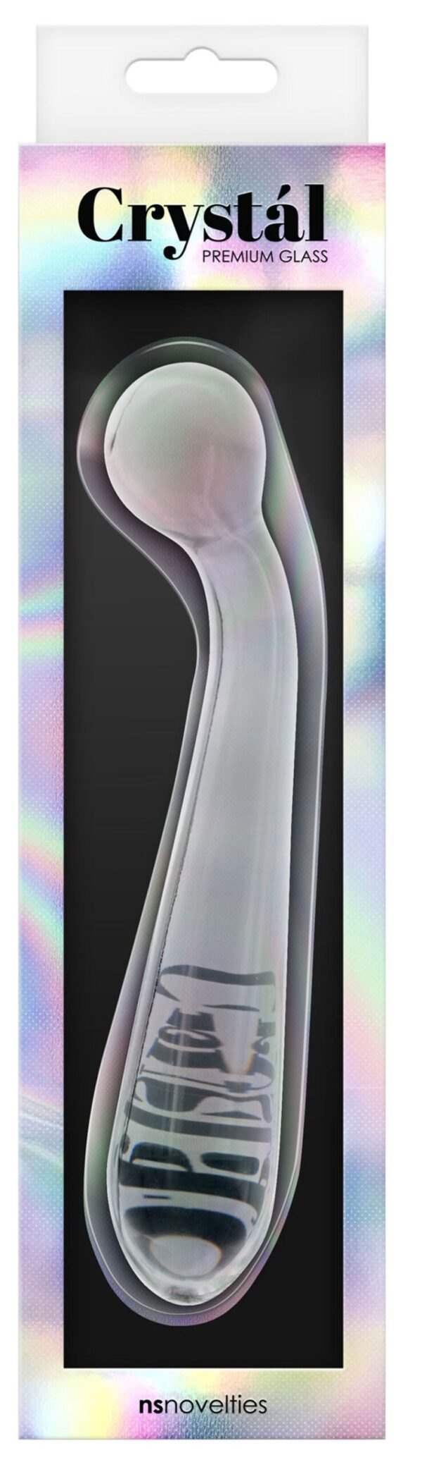 Gode en verre G-Spot Wand 16 x 3.5cm Transparent – Image 2