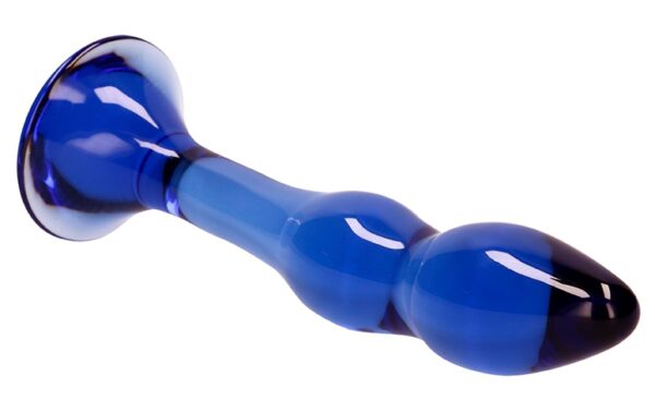Gode en verre Gallant Bleu 16 x 3.4cm – Image 3