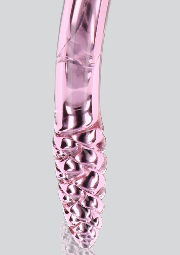 Gode en verre Rhinestone Scepter 23 x 3.6cm Rose – Image 5