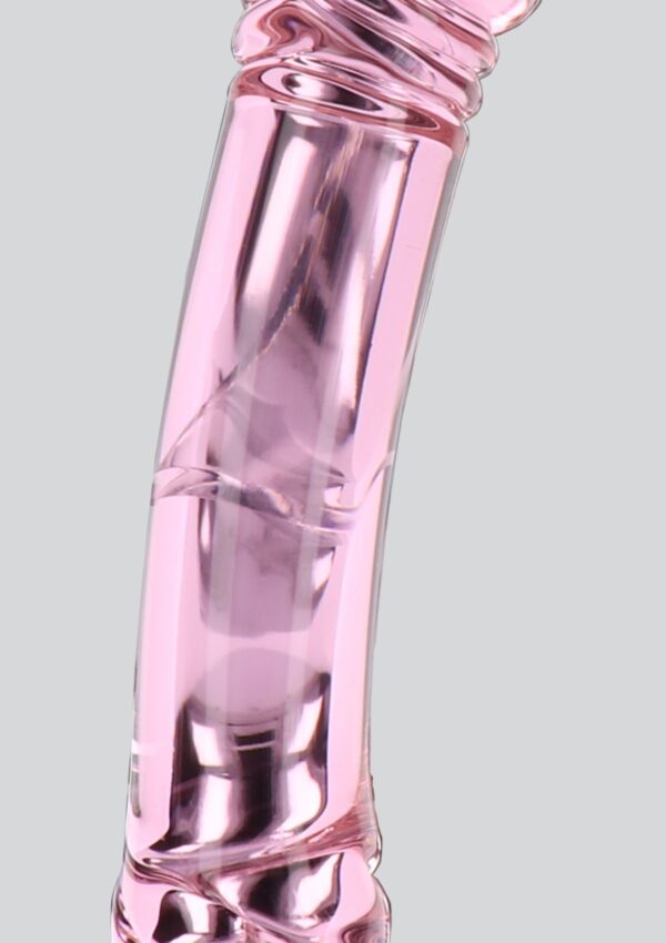 Gode en verre Rhinestone Scepter 23 x 3.6cm Rose – Image 6