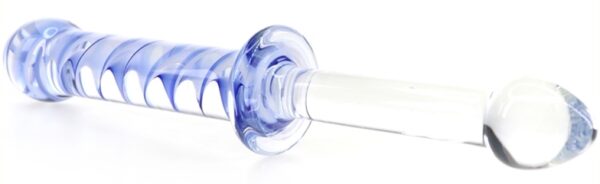 Gode en verre Screw Duo 24 x 3.3cm – Image 2