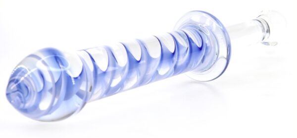 Gode en verre Screw Duo 24 x 3.3cm – Image 3