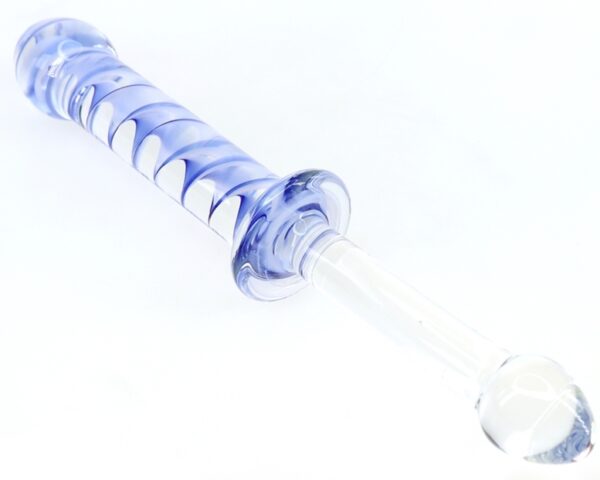 Gode en verre Screw Duo 24 x 3.3cm – Image 4