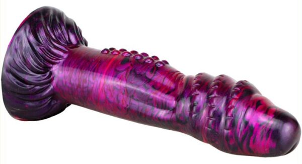 Gode Fantasy Croq 19 x 5cm Violet-Noir – Image 2