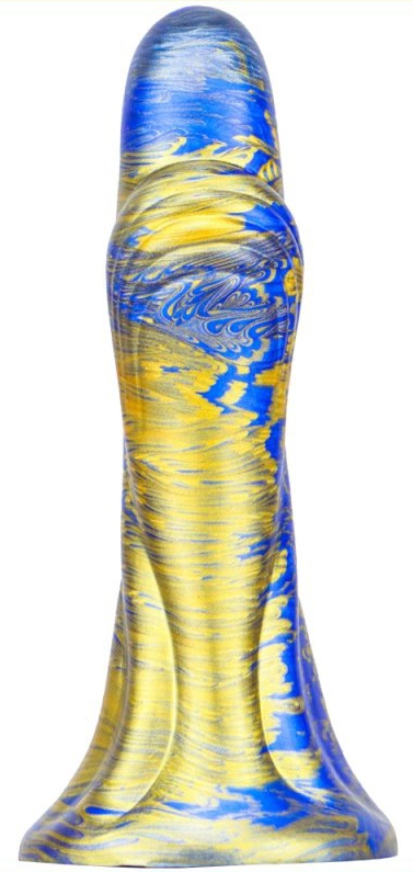 Gode Fantasy Dukix 12 x 3.5cm Bleu-Doré – Image 2