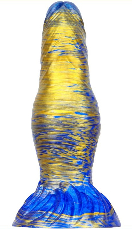 Gode Fantasy Duxel 17 x 6cm Bleu-doré – Image 2