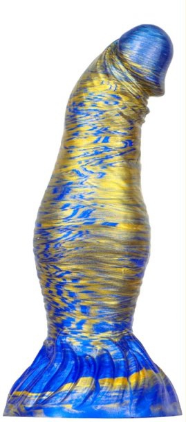 Gode Fantasy Duxel 17 x 6cm Bleu-doré – Image 3