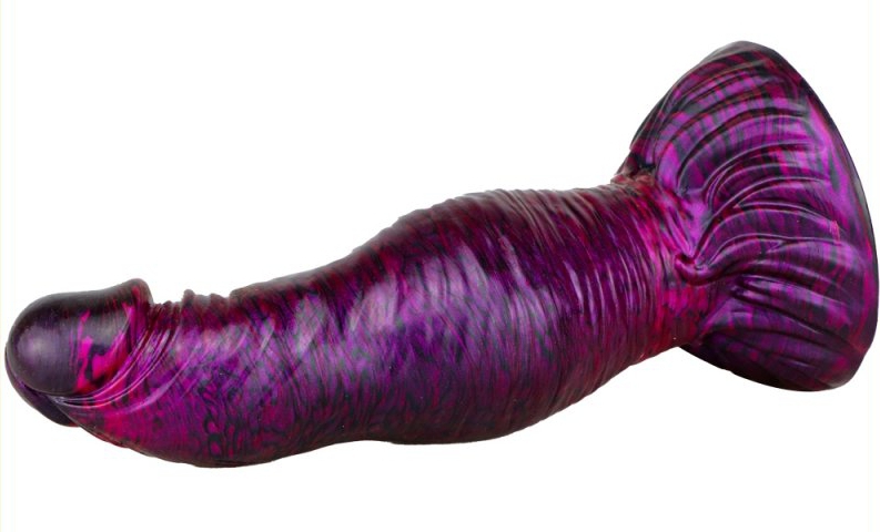 Gode Fantasy Duxel 17 x 6cm Violet-Noir – Image 2