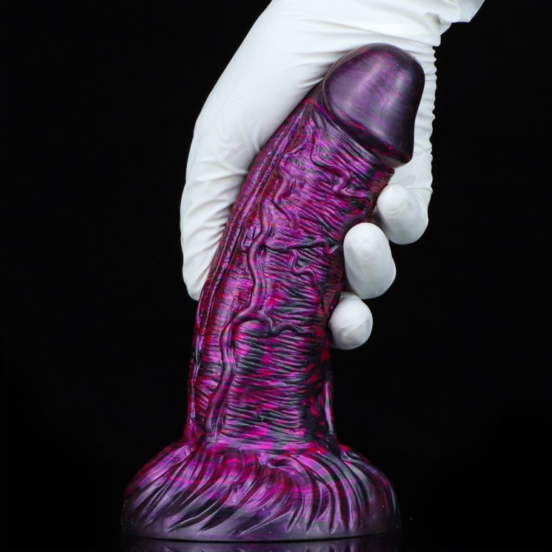 Gode Fantasy Gentax 16 x 5cm Violet-Noir – Image 3