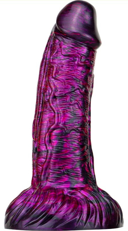 Gode Fantasy Gentax 16 x 5cm Violet-Noir