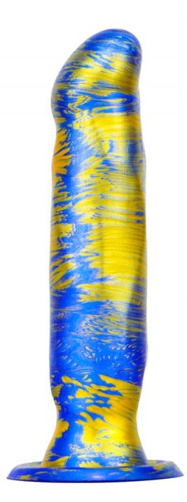 Gode Fantasy Marbex 19 x 4cm Bleu-Doré – Image 2