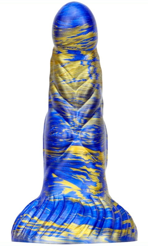 Gode Fantasy Nirp 15 x 5.3cm Bleu-Doré – Image 2