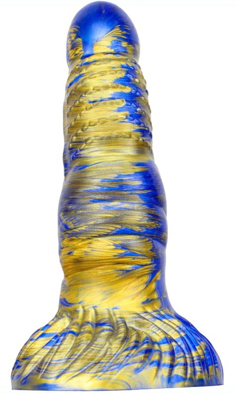 Gode Fantasy Nirp 15 x 5.3cm Bleu-Doré – Image 3