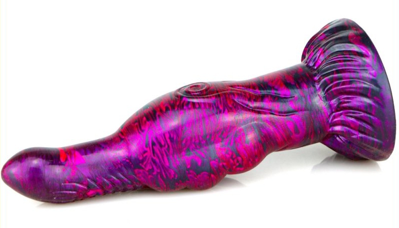Gode Fantasy Skurix 19 x 5.5cm Violet-Noir – Image 2