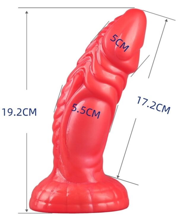 Gode Fantasy Snaky 17 x 5.5cm Rouge – Image 6