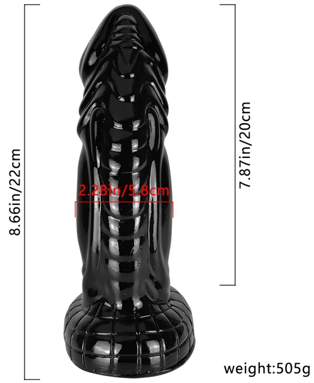 Gode Fishy 18 x 5.5cm Noir – Image 8