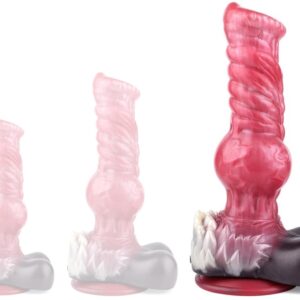 Gode Furry Wolf L 27 x 9.5cm
