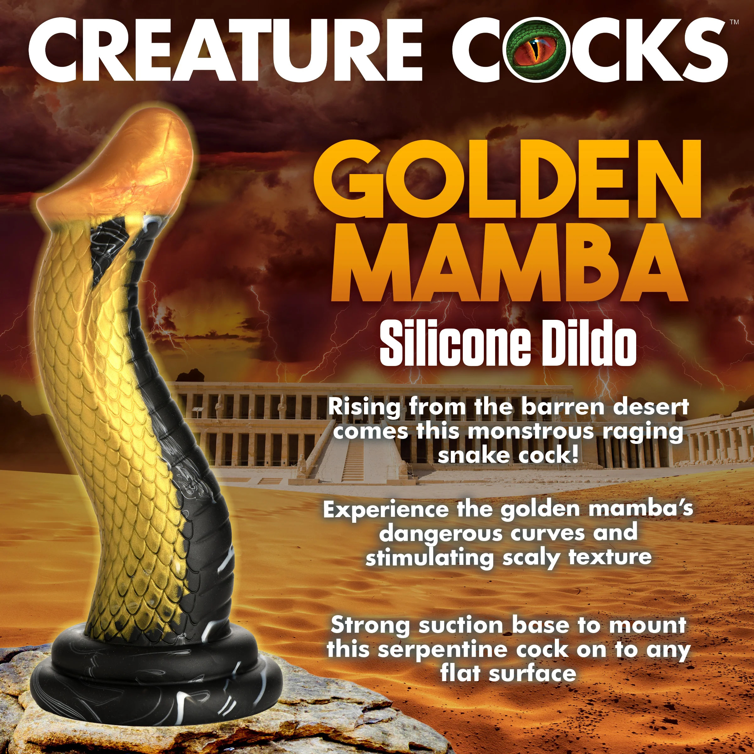 Gode Golden Mamba 20 x 6cm – Image 13