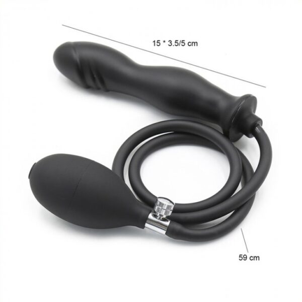 Gode gonflable Butt Thick 13 x 3.5 cm – Image 5