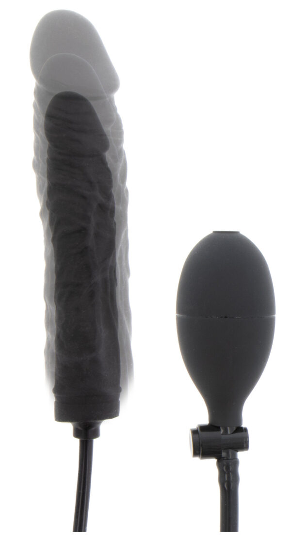 Gode gonflable Inflat Dong Advanced 18 x 3.5 cm Noir – Image 3